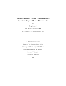 Theoretical Studies of Ultrafast Correlated Electron