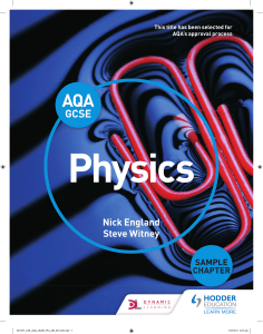 AQA GCSE Physics Sample Pages