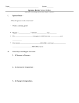 Igneous Rocks: Notes Outline