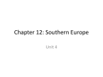 Ch 12-Southern Europe