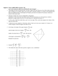 Algebra 1 Test 14 REVIEW Lessons 1-70