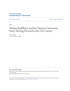 Tibetan Buddhism and the Chinese Communist Party: Moving