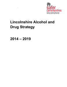 Lincolnshire Alcohol and Drug Strategy 2014 – 2019
