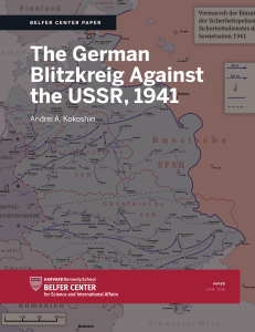 The German Blitzkreig Against the USSR, 1941