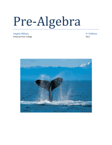 Complete PreAlgebra Textbook - PDF