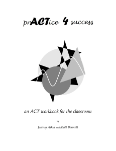 prACTice 4 success student workbook - Math@LSU