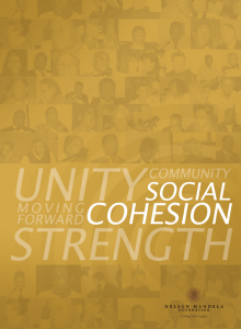 Social cohesion booklet - Nelson Mandela Foundation