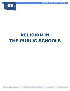 religion in the public schools - Anti