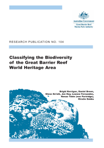 Classifying the Biodiversity of the Great Barrier Reef World Heritage