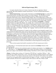 Infrared Spectroscopy (#1b)