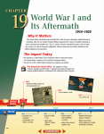 CHAPTER 19 World War I and Its Aftermath