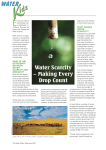 Water scarcity – making every drop count