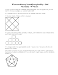 Whatcom County Math Championship – 2016 Geometry – 4th Grade