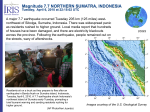 Magnitude 7.7 NORTHERN SUMATRA, INDONESIA