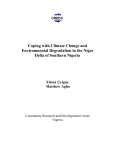 Coping with Climate change and Environmental Degradation in the