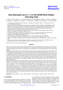 Dust attenuation up to z ≃ 2 in the AKARI North Ecliptic Pole Deep