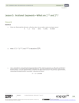 Lesson 5: Irrational Exponents—What are √     and