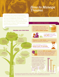 trauma - National Council for Behavioral Health