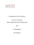 LFG04 proceedings - Stanford University