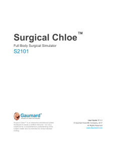 Surgical CHLOE™ S2101 Full-Body Surgical Simulator
