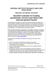 Appraisal consultation document