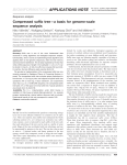 Compressed suffix tree—a basis for genome