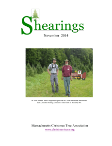 November 2014 - Massachusetts Christmas Tree Association