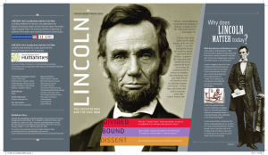 LINCOLN: the Constitution and the Civil War