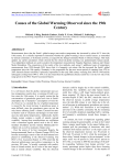 Causes of the Global Warming Observed since the 19th Century