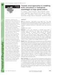 Towards novel approaches to modelling biotic interactions in