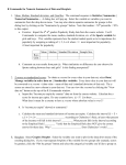 R Commands for Numeric Summaries of Data and Boxplots 1. Mean