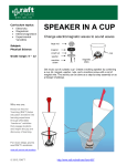 Speaker in a Cup