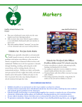 Markers - Healthy Schools Network