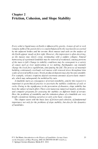 Friction, Cohesion, and Slope Stability