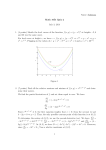 Name: Solutions Math 16B: Quiz 2 July 3, 2014 1. (4 points) Sketch