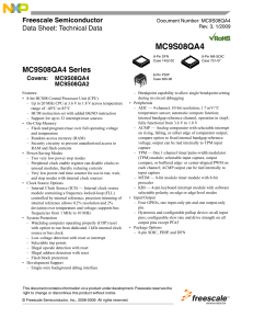MC9S08QA4 Series - Data Sheet
