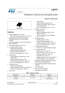 L9177 Datasheet - STMicroelectronics