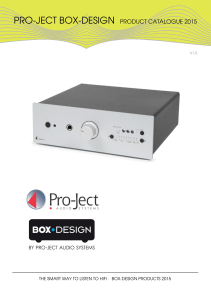 pro-ject box-design product catalogue 2015