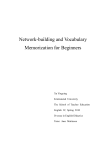 Network-building and Vocabulary Memorization for
