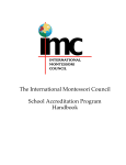 The International Montessori Council School Accreditation Program