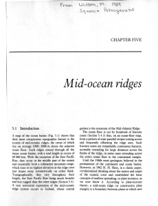 Mid-ocean ridges