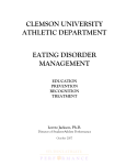 clemson university athletic department eating