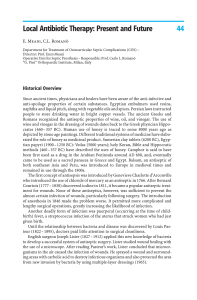 44 Local Antibiotic Therapy: Present and Future
