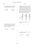 Honors Biology- Midterm Review - Wood