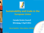 Sustainability and trade in the European Union