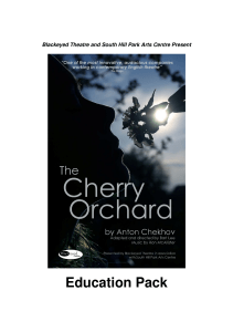 The Cherry Orchard Education Pack