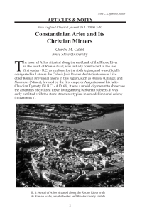 constantinian arles and its christian Minters