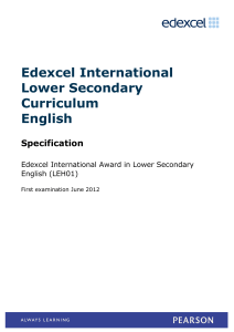 Specification June 2012, | PDF 269.9 KB - Edexcel