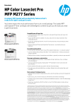 Data sheet | HP Color LaserJet Pro MFP M277 Series