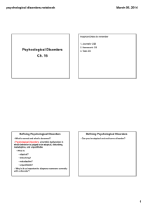 psychological disorders.notebook
